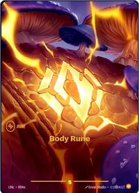Body Rune (R04a) — Riftbound Showcase card