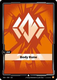 Body Rune — Riftbound Common card