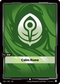Calm Rune — Riftbound Common card