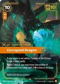 Corrupted Dragon — Riftbound Epic card