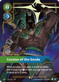 Nasus - Curator of the Sands (Overnumbered) — Riftbound Showcase card