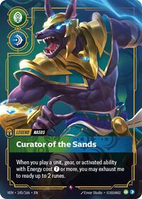 Nasus - Curator of the Sands — Riftbound Rare card