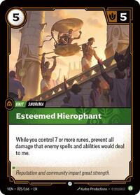 Esteemed Hierophant — Riftbound Common card