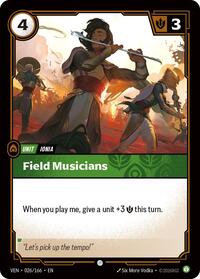 Field Musicians — Riftbound Common card