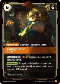 Gangplank - Naval — Riftbound Rare card