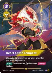 Kennen - Heart of the Tempest (Overnumbered) — Riftbound Showcase card
