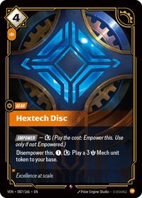 Hextech Disc — Riftbound Rare card