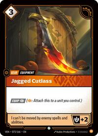 Jagged Cutlass — Riftbound Common card