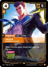 Jayce - Hammer in Hand (Alternate Art) — Riftbound Showcase card