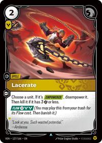 Lacerate — Riftbound Uncommon card