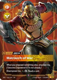 Ambessa - Matriarch of War — Riftbound Rare card