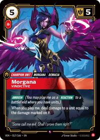 Morgana - Vindictive — Riftbound Rare card