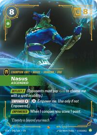 Nasus - Ascended — Riftbound Epic card