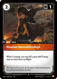 Noxian Demolitionist — Riftbound Uncommon card