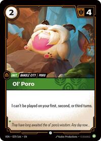 Ol' Poro — Riftbound Common card
