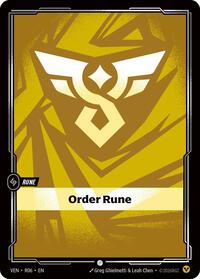 Order Rune — Riftbound Common card