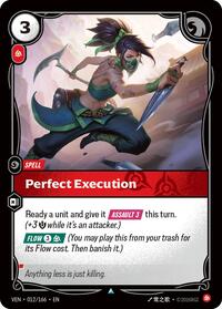 Perfect Execution — Riftbound Uncommon card