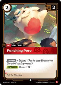 Punching Poro — Riftbound Common card