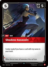 Shadow Assassin — Riftbound Uncommon card