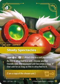 Shady Spectacles — Riftbound Epic card