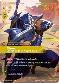 Shen - Leader of the Kinkou Order — Riftbound Epic card