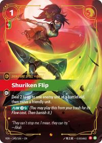 Shuriken Flip — Riftbound Epic card