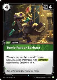 Tomb-Raider Barbara — Riftbound Uncommon card