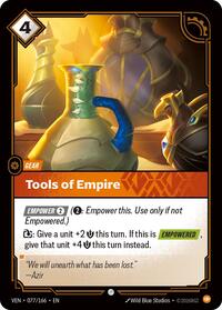 Tools of Empire — Riftbound Common card