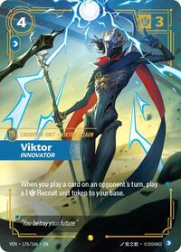 Viktor - Innovator (Overnumbered) — Riftbound Showcase card