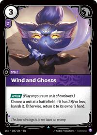 Wind and Ghosts — Riftbound Uncommon card