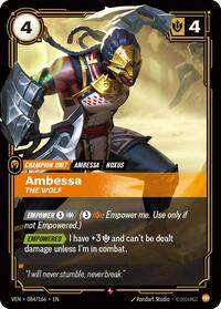 Ambessa - The Wolf — Riftbound Rare card