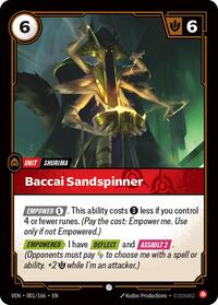 Baccai Sandspinner — Riftbound Common card