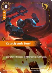 Cataclysmic Duel — Riftbound Epic card