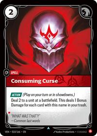 Consuming Curse — Riftbound Uncommon card