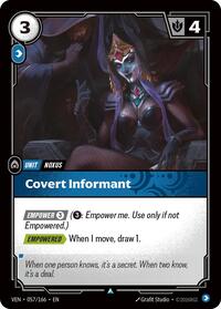 Covert Informant — Riftbound Uncommon card