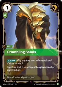 Crumbling Sands — Riftbound Rare card