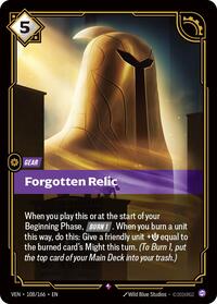 Forgotten Relic — Riftbound Rare card