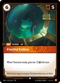 Fretful Feline — Riftbound Common card
