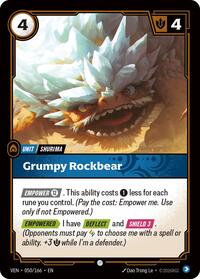 Grumpy Rockbear — Riftbound Common card