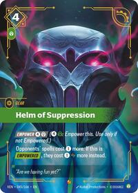 Helm of Suppression — Riftbound Epic card