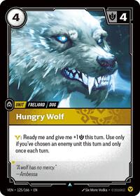 Hungry Wolf — Riftbound Uncommon card