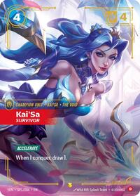 Kai'Sa - Survivor — Riftbound Showcase card