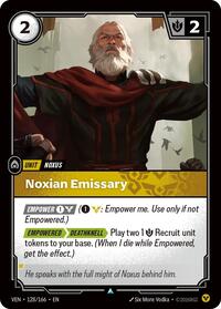 Noxian Emissary — Riftbound Uncommon card