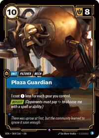 Plaza Guardian — Riftbound Rare card