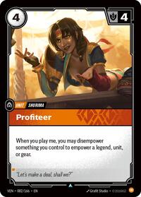 Profiteer — Riftbound Uncommon card