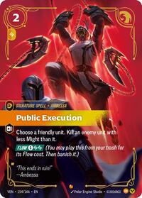Public Execution — Riftbound Epic card