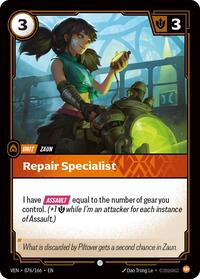 Repair Specialist — Riftbound Common card