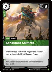 Sandstone Chimera — Riftbound Uncommon card