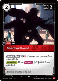 Shadow Fiend — Riftbound Uncommon card