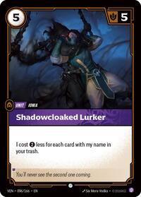 Shadowcloaked Lurker — Riftbound Common card